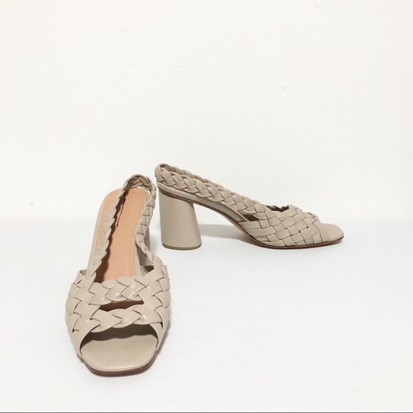 Rachel Comey Shoes - Rachel Comey Zion Slingback Woven Leather Heels